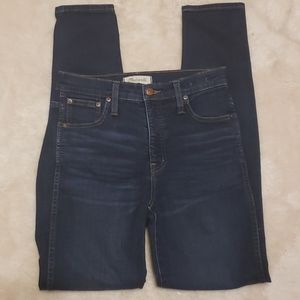 MADEWELL Hi Rise Skinny Blue Jeans sz 26T